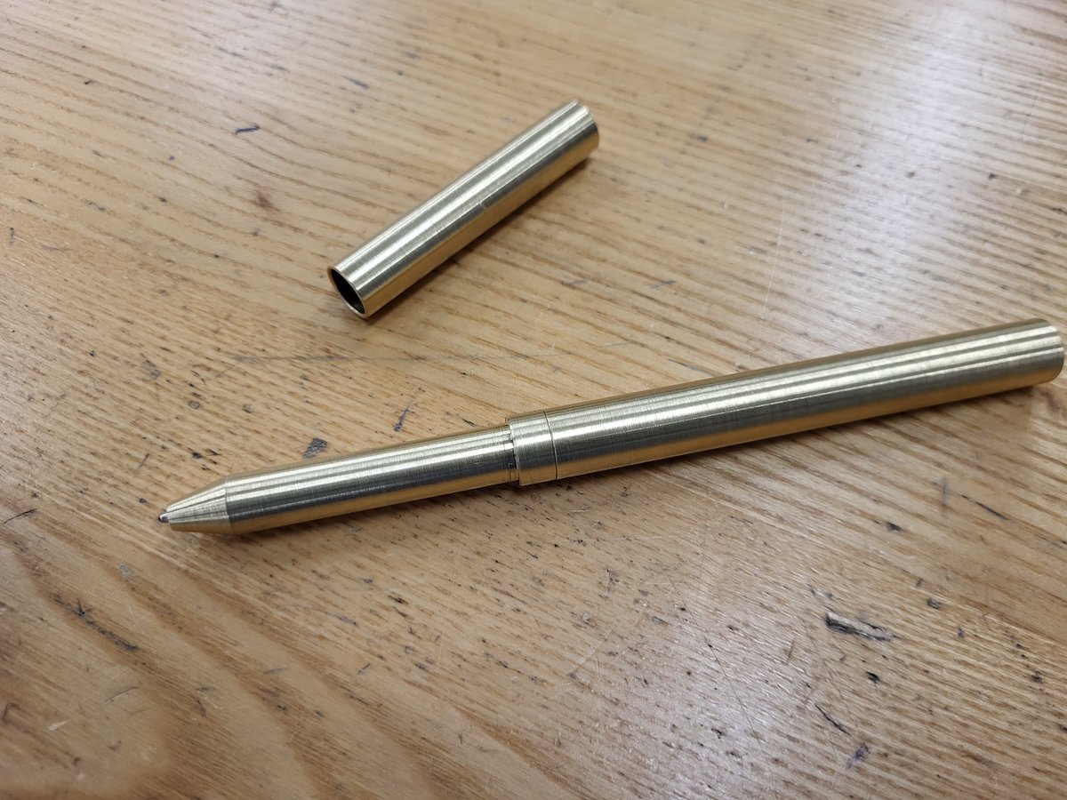 GTC_CNC_MT's tweet photo. 2 students, what do you want me to work on?  
Me, we only have a few days so no big projects can start
You get custom MADE IN USA ink pens
#tncte @GreenevilleCity @GreeneTechCtr @aaronflanary @GreenevilleTown @GreeneCoSch @GreeneIndustry @kimbgass @kimbunchcook @TeresaBClarkson https://t.co/nEJVeOWNXK