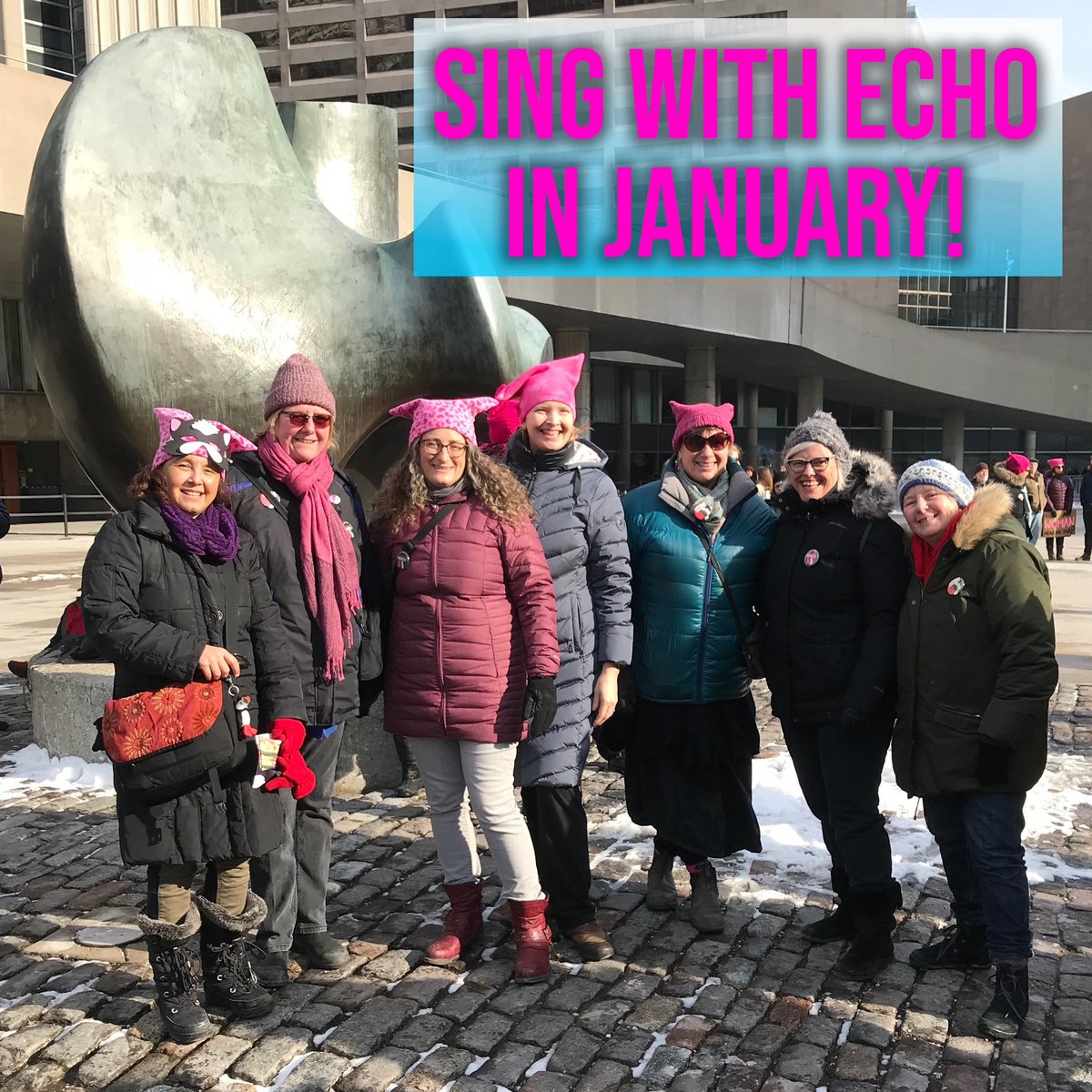 echowomenschoir's tweet photo. Our Spring term starts Jan 9 &amp; you can join us! Echo is a community choir open to all women. If you're in TO &amp; longing for more music, we might be the place for you. See more &amp; sign up now: https://t.co/yHNkY2EB4M #communitychoir #socialjustice #poweredbytac https://t.co/kyfTi6azbD