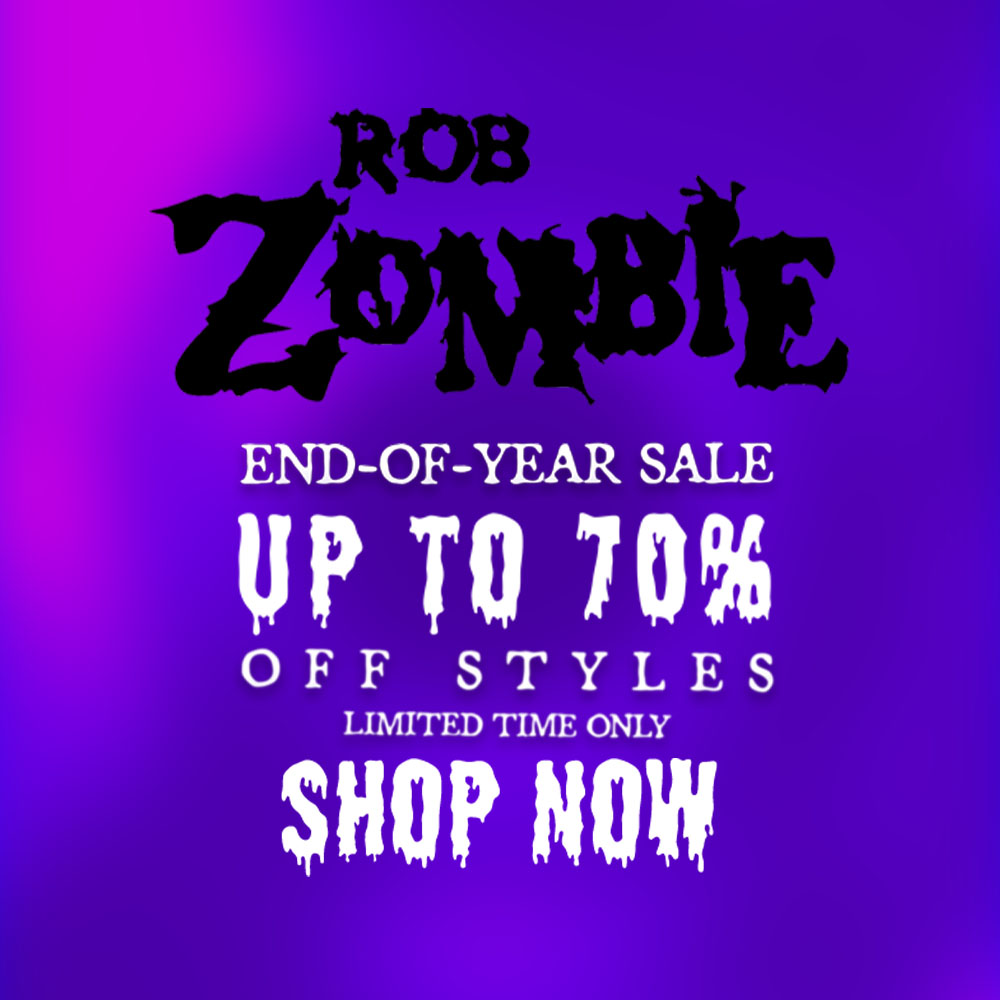 Rob Zombie official merch on sale this weekend only! shop.robzombie.com/collections/en…