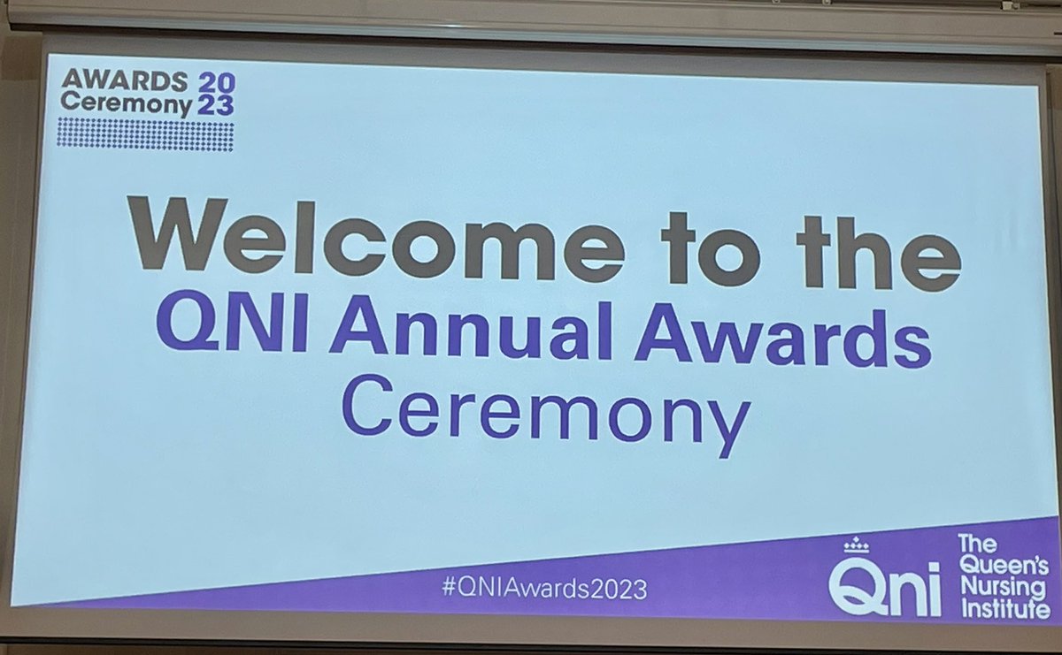 Lovely to see @NorthwayRuth at tonight’s @TheQNI ceremony - fantastic news about your fellowship! Lovely to see the recognition for the work of LD nurses.