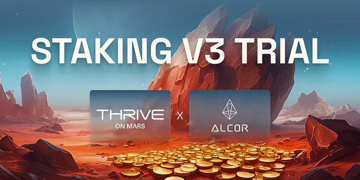 alcorexchange's tweet photo. Alcor is proud to partner with the @thriveonmars  team to integrate Alcor Farm Liquidity Staking & Rewards into their ecosystem!

Join the trial on Alcor Exchange and explore various Farms in the Thrive on Mars ecosystem! 👾💰

🌱Earning Rewards: Stake in specified token pairs and automatically earn a share of daily rewards. Each farm lasts 30 days, with more Farms coming monthly if the trial succeeds.

🚜Resource Farms: 16 Farms with unique Mars resource rewards, crucial for managing Mars technology, fighting Hazards, and Colony Development!

💰 MARTIA Farms: Earn 20 Million MARTIA Tokens in trial Farms, split between MARTIA/WAX and MARTIA/USDT pools. MARTIA tokens enhance your inventory in Thrive on Mars and are vital to the game. 

🌐 New Token Pair: The MARTIA/USDT pair is introduced as part of the trial, offering an exciting avenue for staking and earning rewards in the Thrive on Mars ecosystem.

Claiming Rewards: For now, claiming rewards will only be available on Alcor, but the Thrive on Mars team plans to integrate it within their user interface!

Impactful Trial: The success of the trial depends on YOU. Let´s make this something successful and lasting for the whole WAX ecosystem 

About Thrive on Mars: Thrive on Mars is the ultimate strategy game for Mars enthusiasts! Test cutting-edge technology, manage a realistic resource chain, and build an enviable inventory. 

Need more information? Head over to https://t.co/5EoXn4en1n