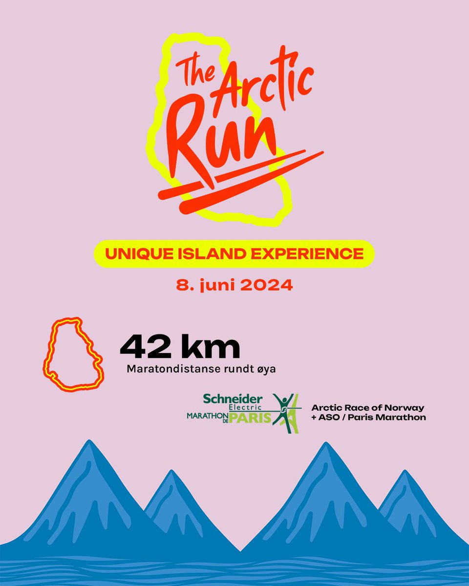 Need a challenge? Sign on for a maraton around an 42 km island💪🏻. The sea on one side, northern Norwegian nature and mountains on the other side🌄