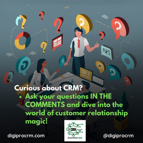Don't let your business get stuck in the past. ⏳ Step into the future of customer relationship management with DigiPro CRM and witness the transformative power of technology.
#FutureOfCRM #TechnologicalTransformation  #BusinessGameElevation #CustomerRelationshipManagement