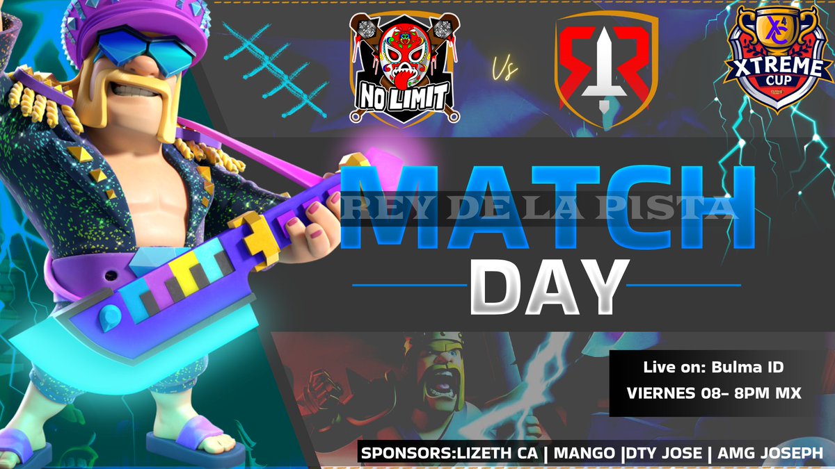 BulmaId's tweet photo. 📣SIGA EL BAILE SIGA EL BAILE😍

🏆 Xtreme Cup- Season IV

❤6pm mX: @Xplod_Satury 🆚 @Neverland_Clash 
❤8pm mX: @NoLimit_coc 🆚 #GuerrillaIA

Ésto estará Epicardioooooooooooo 😍😍 https://t.co/G0qDx95bwl