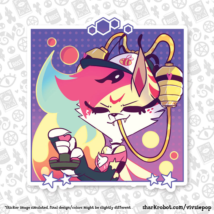 TheLawOfWrath's tweet image. {{ QUEEN BEE LETS GET THIS PARTYYY also the Chibi emojis are my FAVOURITE AAAHH ! 
😍😍😍😍😍😍❤️‍🔥❤️‍🔥❤️‍🔥❤️‍🔥❤️‍🔥🍰🍰🍰🍰🍰🐝🐝🐝🐝🐝🐝💛💛💛💛💛 
#Helluvaboss #Sharkrobot