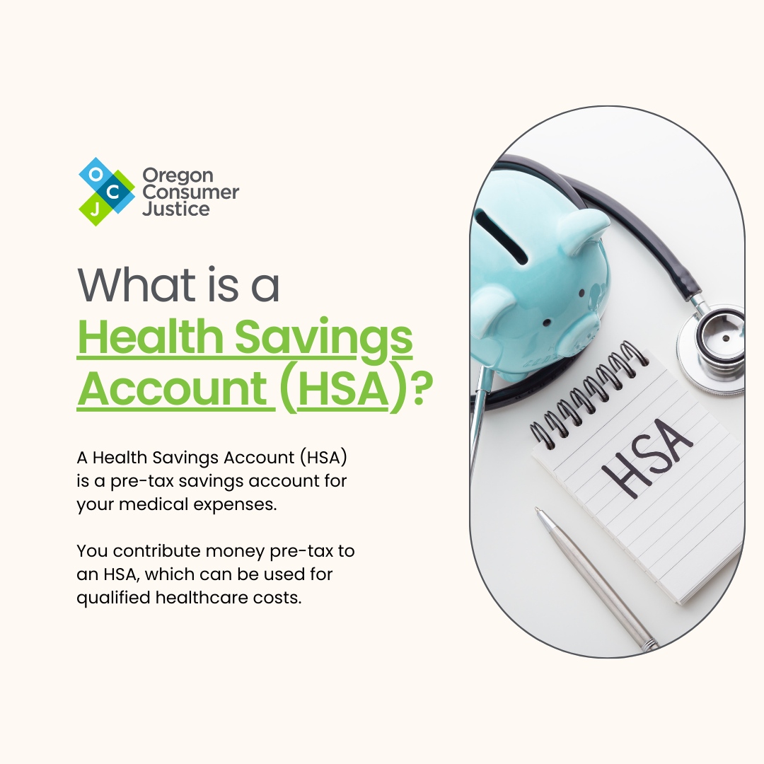 Today is National Health Savings Account Day!

Remember, HSAs offer a unique combination of health and wealth benefits. Explore how they can work for you! 💪💰 

#OregonConsumerJustice #OCJ #HealthSavingsAccount #FinancialWellness #HealthcareSavings