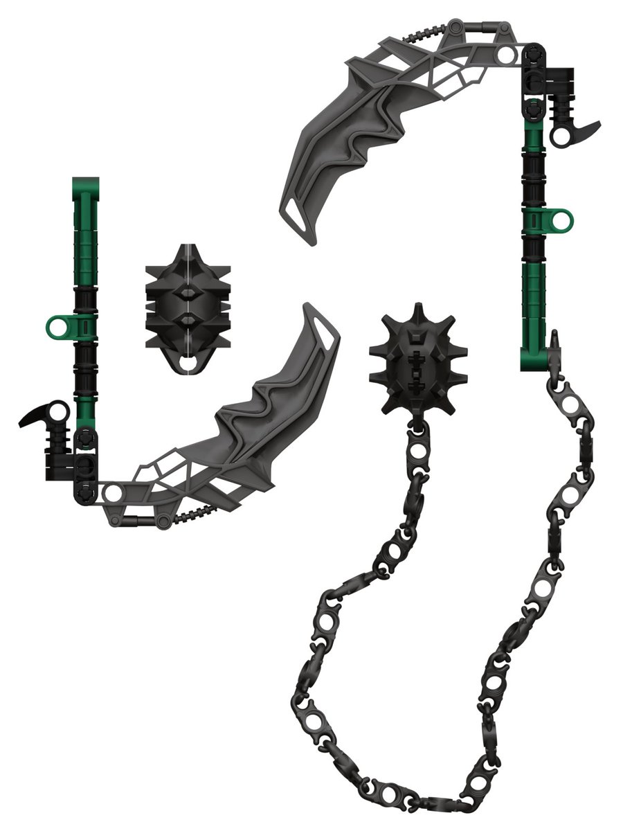 Miraider1's tweet photo. Karzahni - The owner of Olisi, the Great Mask of Alternate Futures - The infamous devilish and deranged ruler (Ver. Mirai)
He is equipped with Kusarigama, as opposed to his Brother's Hammer.
#Karzahni #mov #ver_mirai #bionicle #lego #stud_io https://t.co/epr9vJExq2