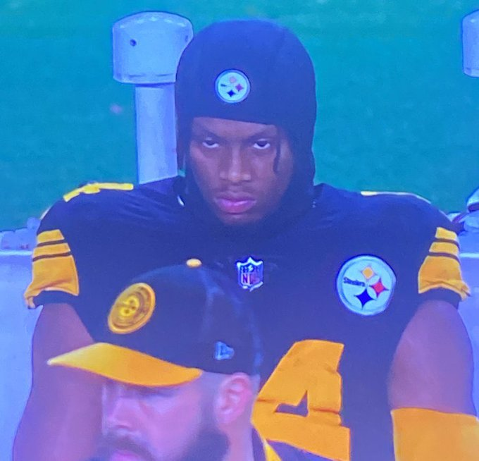 Pittsburgh Steelers George Pickens last night had to be talked to a couple times by Mike Tomlin to keep his emotions in check.
