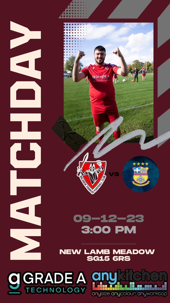 Baldock Town FC (@baldocktownfc) on Twitter photo ππ ππππ -
Tomorrow we play <a href="/StPanteleimonFC/">St. Panteleimon F.C.</a> at New Lamb Meadow
Come down and watch the Bears as we look to get back on track
π<a href="/StPanteleimonFC/">St. Panteleimon F.C.</a>
π<a href="/SpartanSMFL/">Spartan South Midlands</a>
π Sat 9th December
ποΈ New Lamb Meadow
πSG15 6RS
β° KO 3:00 PM
π Adults Β£8/Conc Β£5/U16s FREE ππ ππππ -
Tomorrow we play <a href="/StPanteleimonFC/">St. Panteleimon F.C.</a> at New Lamb Meadow
Come down and watch the Bears as we look to get back on track
π<a href="/StPanteleimonFC/">St. Panteleimon F.C.</a>
π<a href="/SpartanSMFL/">Spartan South Midlands</a>
π Sat 9th December
ποΈ New Lamb Meadow
πSG15 6RS
β° KO 3:00 PM
π Adults Β£8/Conc Β£5/U16s FREE