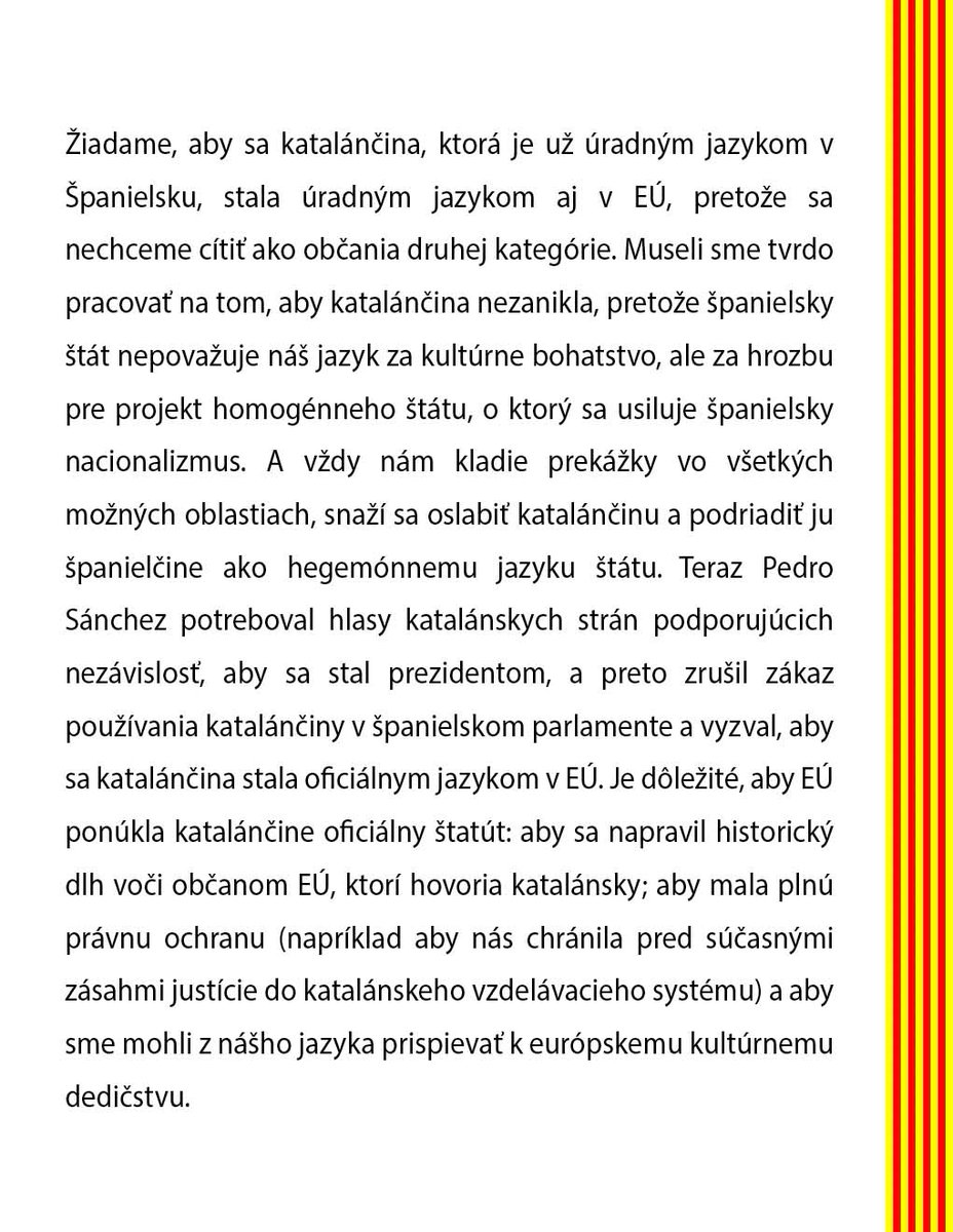 <a href="/KarinsKrisjanis/">Krišjānis Kariņš</a> <a href="/edgarsrinkevics/">Edgars Rinkēvičs</a> <a href="/Arlietas/">Ārlietu ministrija 🇱🇻 | #atbalstuUkrainu 🇺🇦</a> <a href="/Latvian_MFA/">Latvian MFA 🇱🇻 | #StandWithUkraine 🇺🇦</a> <a href="/krisjaniskarins/">Krišjānis Kariņš</a> <a href="/andrispelss/">Amb. Andris Pelšs</a> <a href="/GitanasNauseda/">Gitanas Nausėda</a> <a href="/IngridaSimonyte/">Ingrida Šimonytė</a> <a href="/LithuaniaMFA/">Lithuania MFA | #StandWithUkraine</a> <a href="/GLandsbergis/">Gabrielius Landsbergis🇱🇹</a> <a href="/MeilunasE/">Egidijus Meilūnas</a> <a href="/Jovita_Pra/">Jovita Neliupsiene</a> <a href="/ZygisPavilionis/">ŽygimantasPavilionis🇱🇹🇺🇦🇬🇪🇲🇩🇪🇺🇺🇸🇹🇼</a> <a href="/RihardsKols/">Rihards Kols</a> 6/29
🇸🇰 ESLOVAQUIA
12.12.2023, Rada Európy:
#SayYes #CatalanOfficialEU
My Katalánci chceme byť občanmi EÚ s vlastným jazykom.
@LudoOdorPM <a href="/SlovakiaMFA/">Slovakia MFA 🇸🇰</a> <a href="/MWlachovsky/">Miroslav Wlachovsky</a> <a href="/peter_misik/">Peter Mišík</a> <a href="/PeterSusko1/">Peter Susko</a> <a href="/KatkaJurisova/">Katarína Jurišová</a>