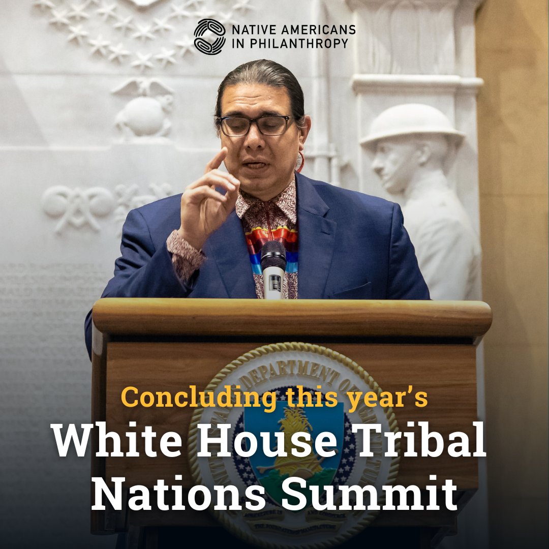 At this year’s @WhiteHouse Tribal Nations Summit, an executive order to create the next era of self-determination was signed. This affirms that Tribal governments have autonomy over how they use their funding to achieve economic, political, & cultural well-being of their people.