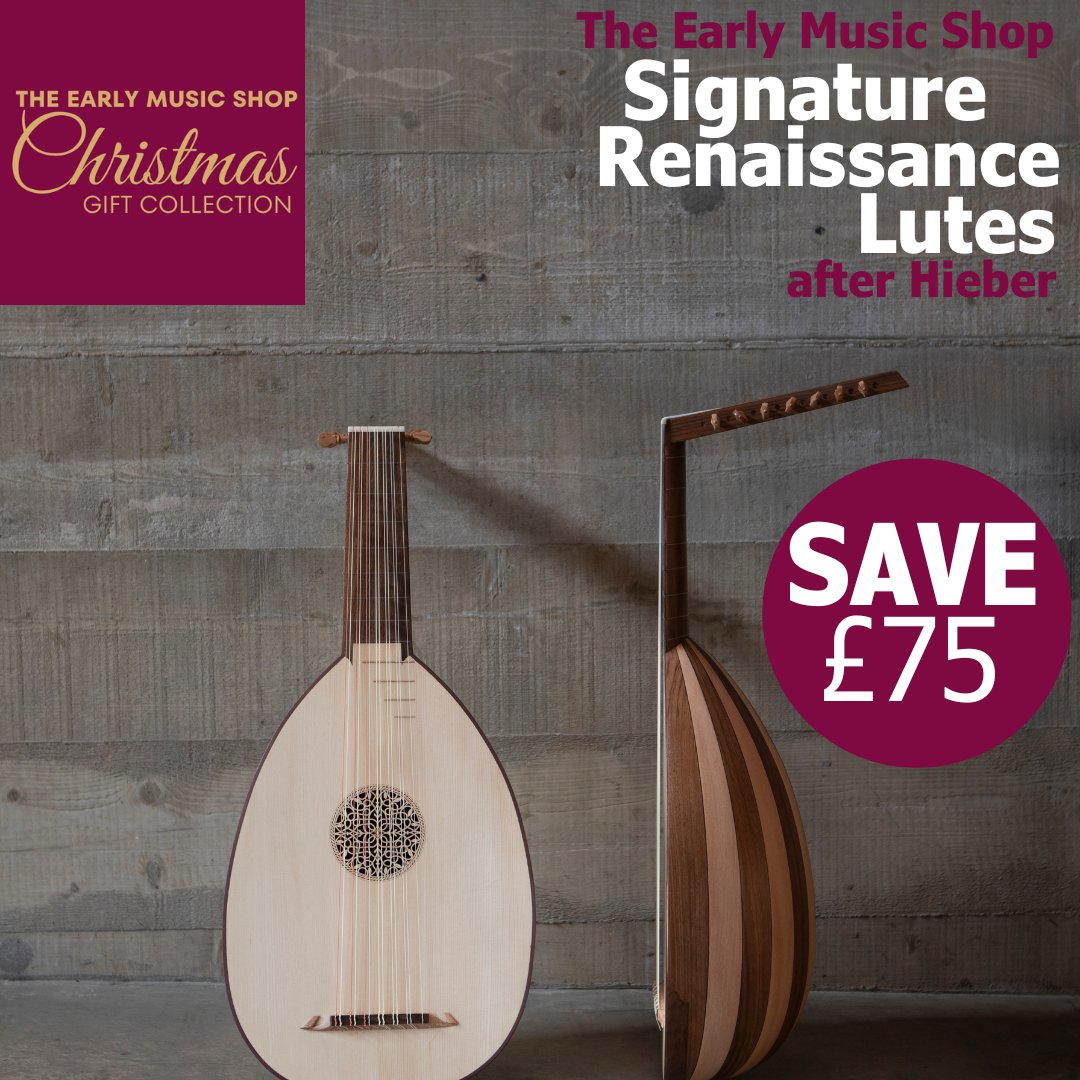 earlymusicshop's tweet photo. The #EarlyMusicShop exclusive range of Signature Lutes are designed after an original by Hieber. They are responsive, high quality instruments and are reduced by £75 until 23.59 PT on Sunday.
https://t.co/lef1HskBGY
#EarlyInstruments #ChristmasMusicalGifts #Lutes https://t.co/dueo7z5bG8