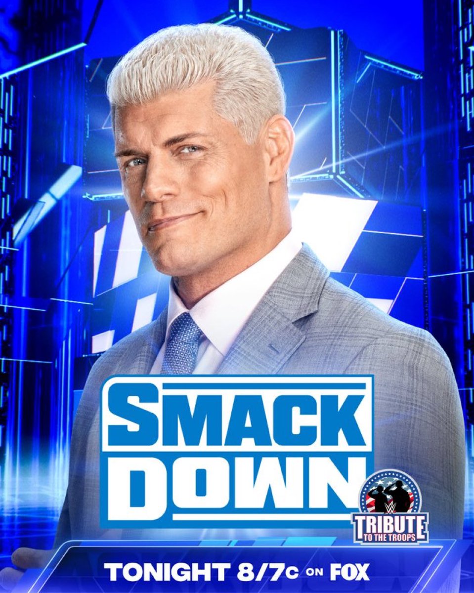 LuigiWrestling's tweet photo. WWE ha confirmado que Cody Rhodes estará esta noche en el #SmackDown Tribute to the Troops, sin dar más detalles

👀👀👀 https://t.co/uJ2OTvLRcz