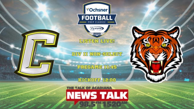 EiserlohDawson's tweet photo. One last time for the St Landry Parish Game of the Week! OHS vs Cecilia for the whole thing! https://t.co/gt7HC9zqzf