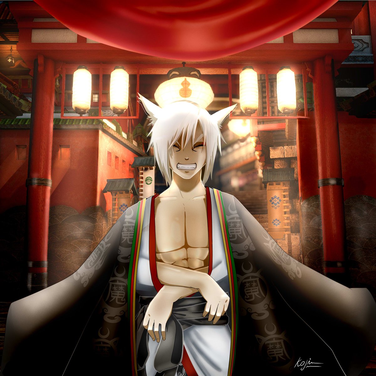 LordKrowe's tweet photo. My FFXIV character, Ibaraki Doji. ^_^ #FFXIVART
@FF_XIV_EN https://t.co/orWEKkBaCZ