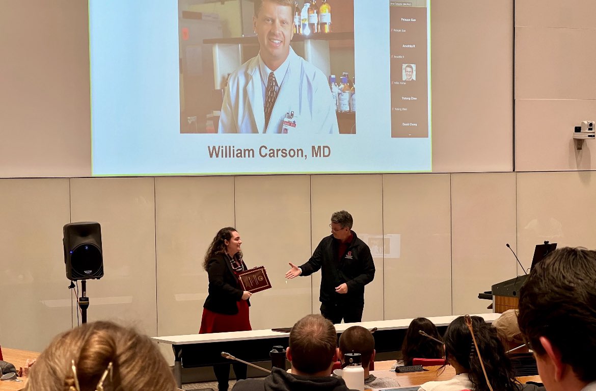 SucharskiHolly's tweet photo. Honored to be nominated and selected for the OSUCOM BSGP Distinguished Service Award! 🥇 Thank you to all the students and faculty who helped our advocacy efforts for our students and the program! #grateful #BSGP @OhioStateMed https://t.co/9WVrwGp1hJ