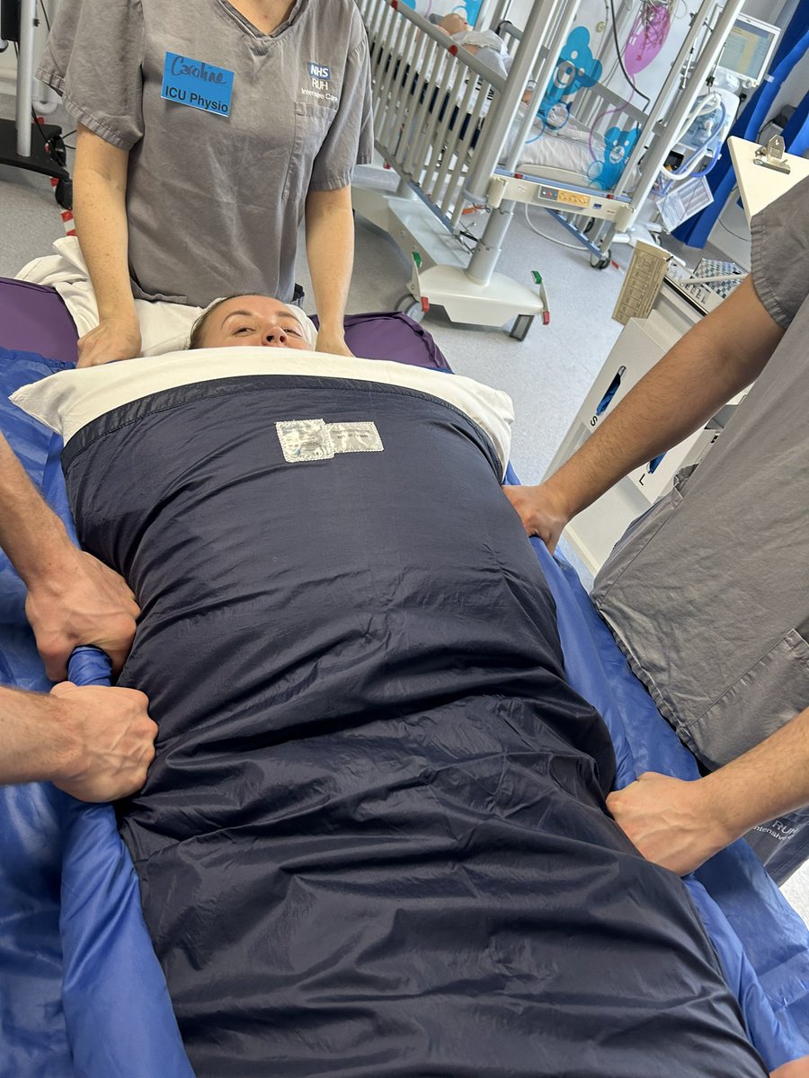 Tamsin (@tamsinot) on Twitter photo A great Proning Sim session with <a href="/RUHCriticalCare/">RUH Critical Care</a> . Physio Claire T kindly modelling the Cornish pasty technique A great Proning Sim session with <a href="/RUHCriticalCare/">RUH Critical Care</a> . Physio Claire T kindly modelling the Cornish pasty technique