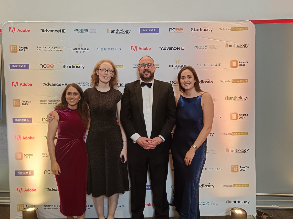 What a fantastic evening at #THEAwards celebrating @gduffy00's nomination for  outstanding research supervisor of the year. @timeshighered @uniofgalway. It really was the Oscars of academia.