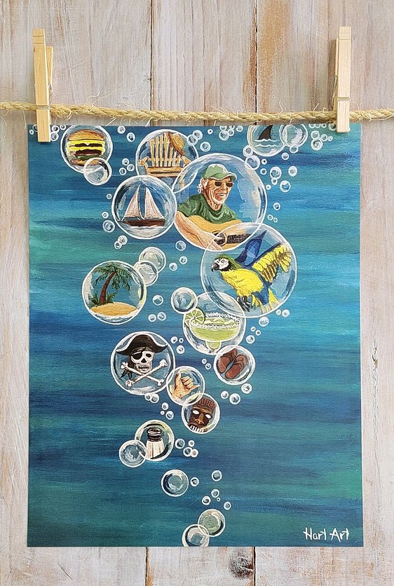 After sharing the video of our “Bubbles Up” painting tribute to Jimmy Buffett, we received so many touching messages asking for a print, so here it is ❤️🦜
#bubblesup #jimmybuffett #parrotheads #tribute #artwork #hartart #jimmybuffettfans

thelexperience.com/product-page/b…