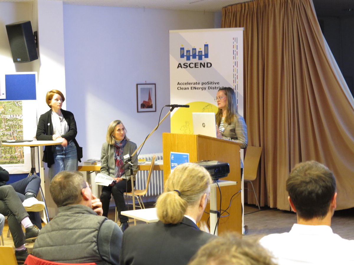 ASCEND_eu's tweet photo. Munich's journey to #ClimateNeutrality by 2035 is in full swing!💫

On 28 Nov, the first info event was held in the Harthof district, attended by 30+ homeowners &amp; property managers🏠🙌.

To find out what was discussed, visit https://t.co/oyEXsgX7kN

@StadtMuenchen #PCED https://t.co/v77FuPIKCP