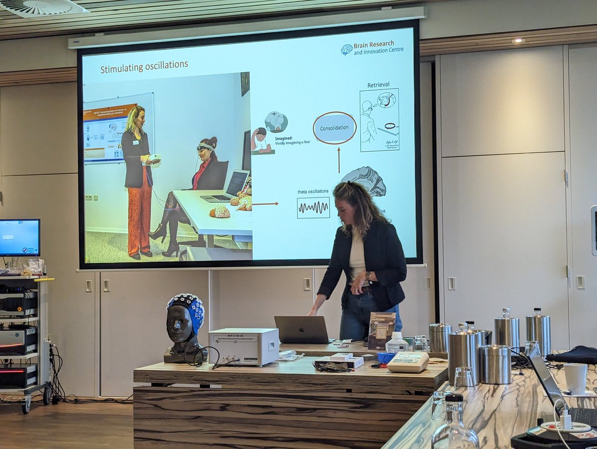 On to the tDCS part of our course, led by <a href="/SoterixMedical/">Soterix Medical</a> with an inspiring introduction by Fenne Smits from the Brain Research and Innovation Centre of the Ministry of Defence, Utrecht. Promising outcomes on PTSS but it's complicated.