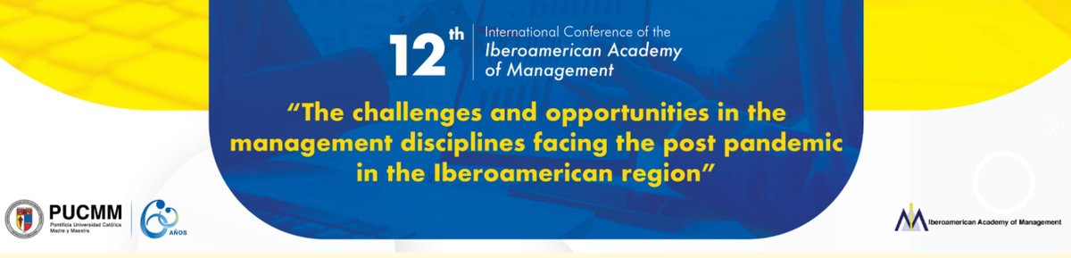 IberoAoM's tweet photo. Attending the 12th International Conference of the Iberoamerican Academy of Management #IAOM2023? @PUCMM
. 
Let us know about your favorite panels, workshops, or tracks!
#StrategicManagement #BusinessPolicy #InternationalManagement #EnviromentalSocialandGovernance https://t.co/wsfhJlPwqF