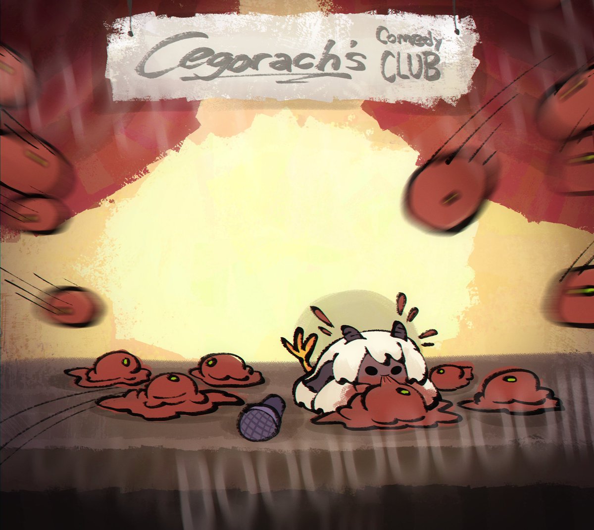 Small Tora comedy! 🎙️🐑 