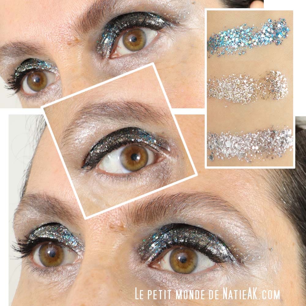natieak's tweet photo. Voici des idées de maquillages notamment pour le nouvel an, avec les gels pailletés Si Si La Paillette 🎄https://t.co/DZjQoQRCI1 📷#collaborationcommerciale #noel #maquillagefete #noel2023 #maquillagenoel #nouvelan #paillette #maquillagepaillette https://t.co/l9Qjamrm7G