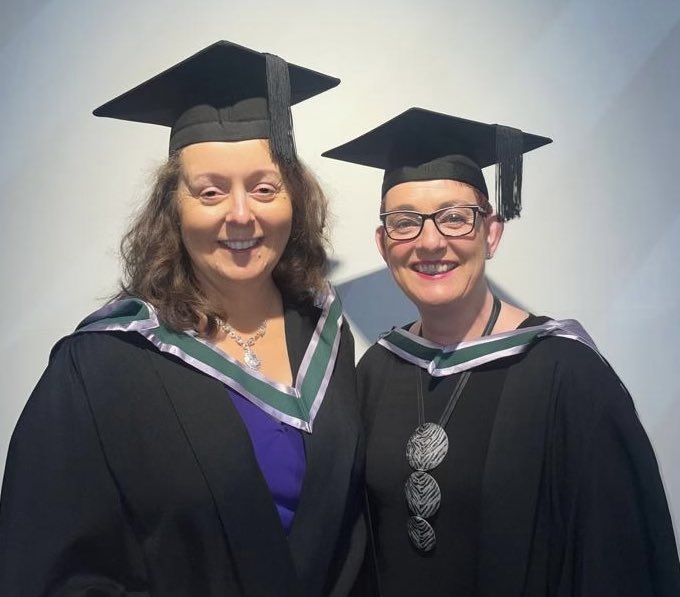 Congratulations Moira Marks and Rose Jackman on your graduation from NUIG in MSc in Advanced Practice - an amazing achievement and so well deserved. We are all so proud of you, from the Children’s Ark @RoseJackman98 @moiralauren @ULHospitals @fallon_breda @OGormanClodagh