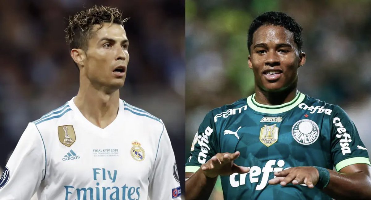 TimelineCR7's tweet photo. 🎙️

ENDRICK:

 “Cristiano Ronaldo is the best player I’ve ever seen.”

🐐 ❤️ https://t.co/25fIxa3SvW