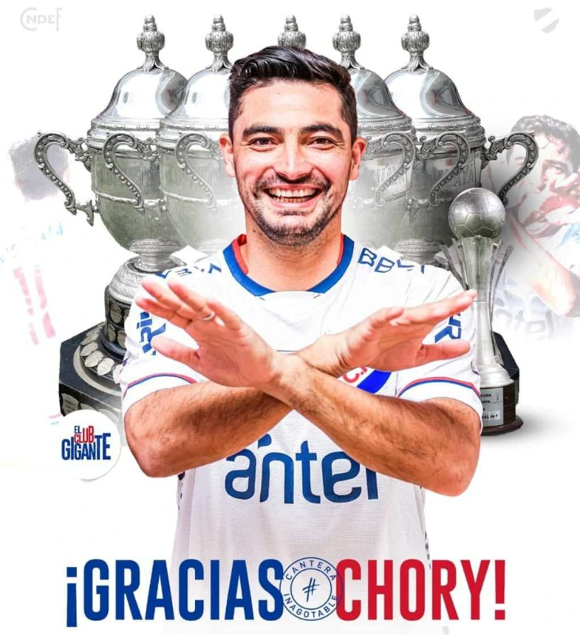 Al terminar su carrera profesional el Chory Castro celebramos su pasaje por Nacional y las tantas alegrìas que le dio a la hinchada. Gracias <a href="/ChoryOfficial/">Gonzalo Chory Castro</a> !!!