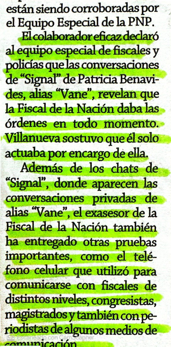 Según @ensustrece el alias de ,Patricia Benavides, fue “VANE” y lo utilizó en un chat privado para dar órdenes a sus principales asesores. Benavides se fue de la fiscalía de la nación denunciando una venganza política, pero guarda absoluto silencio sobre el rol que jugó de…