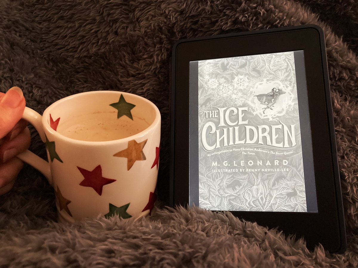 That was a busy week! Taking a bit of time out now to start this month’s choice for #PrimarySchoolBookClub ❄️The Ice Children❄️by @MGLnrd @PrimarySchoolBC