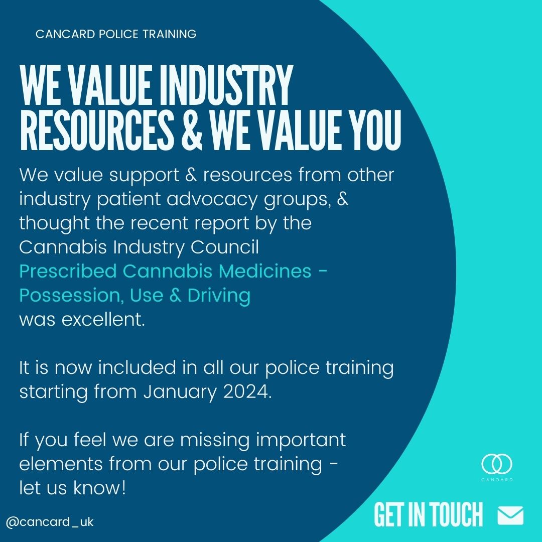 Cancard_UK's tweet photo. As always get in touch via email & our support team to let us know if you feel something is missing from the training.
We value the #cancard community #cannabispatients & your experience & knowledge
📧 support@cancard.co.uk https://t.co/PqLBiebqHP