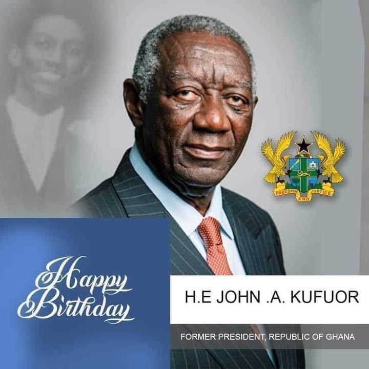 The John A. Kufuor Foundation and the Kufuor Scholars will like to wish the Founder of the John A. Kufuor Foundation and the Former President of Ghana, H.E John A. Kufuor a Happy 85th Birthday. 

Happy Birthday Grandpa!