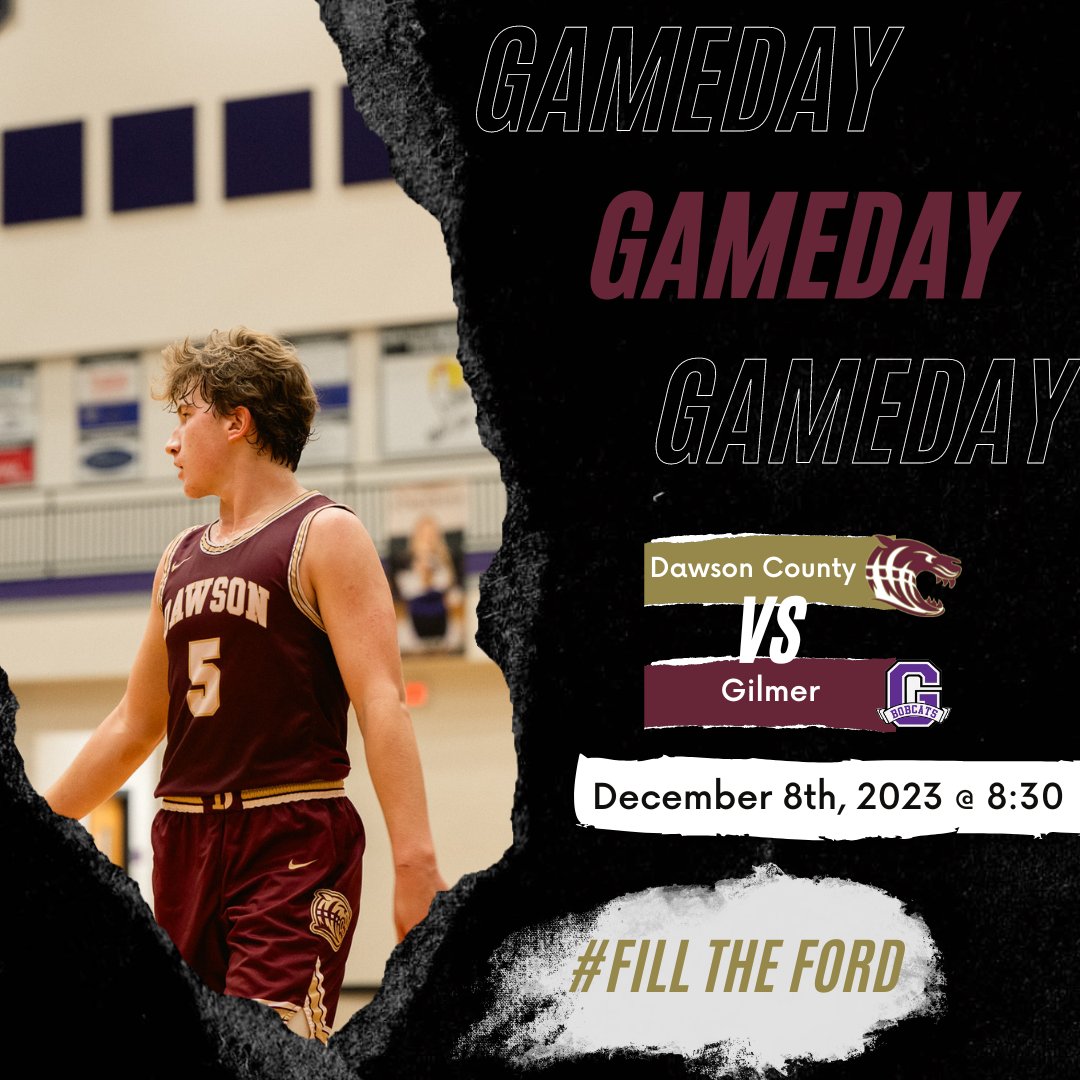 🚨GAMEDAY🚨

📅 Today
🆚 Gilmer County
📍 Home #FillTheFord
⏰ Varsity Boys 8:30pm

Your Dawson County Tigers host Gilmer County High School in a region matchup against the Bobcats tonight. We need Tiger Nation to show up and show out tonight! #OneDawson