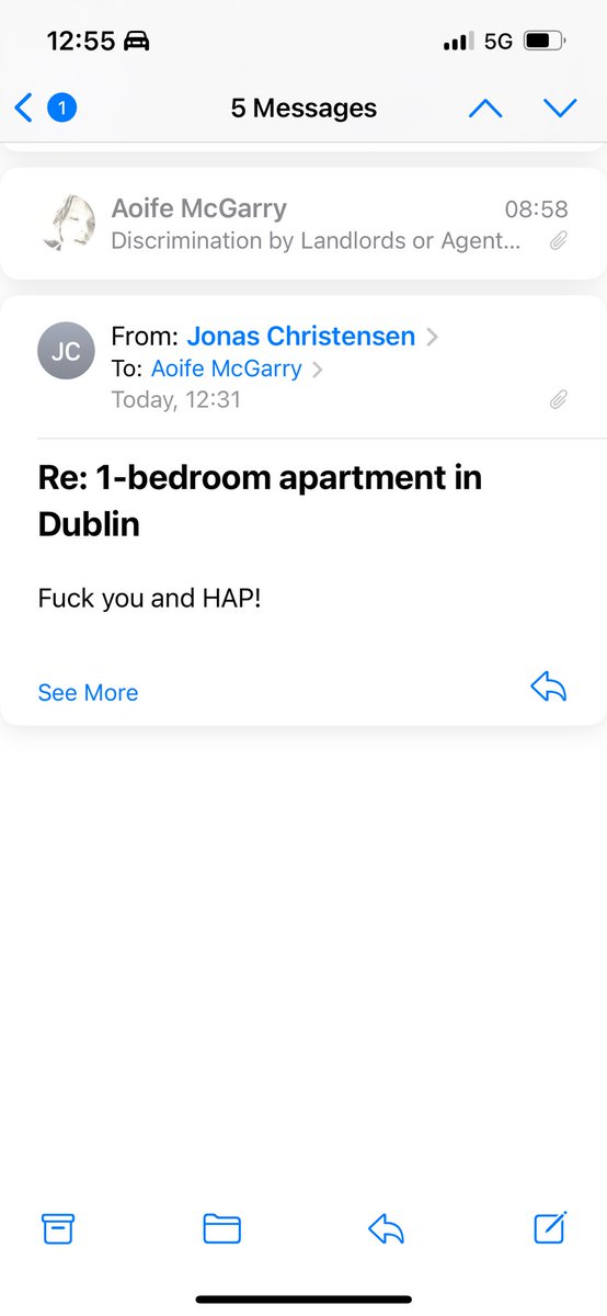 e_aoife's tweet photo. Anyone looking for a place to rent in Dublin please steer clear of jonaschristensen@terhomesteros.com this was their response to HAP recipient. https://t.co/bPl40kbP7m