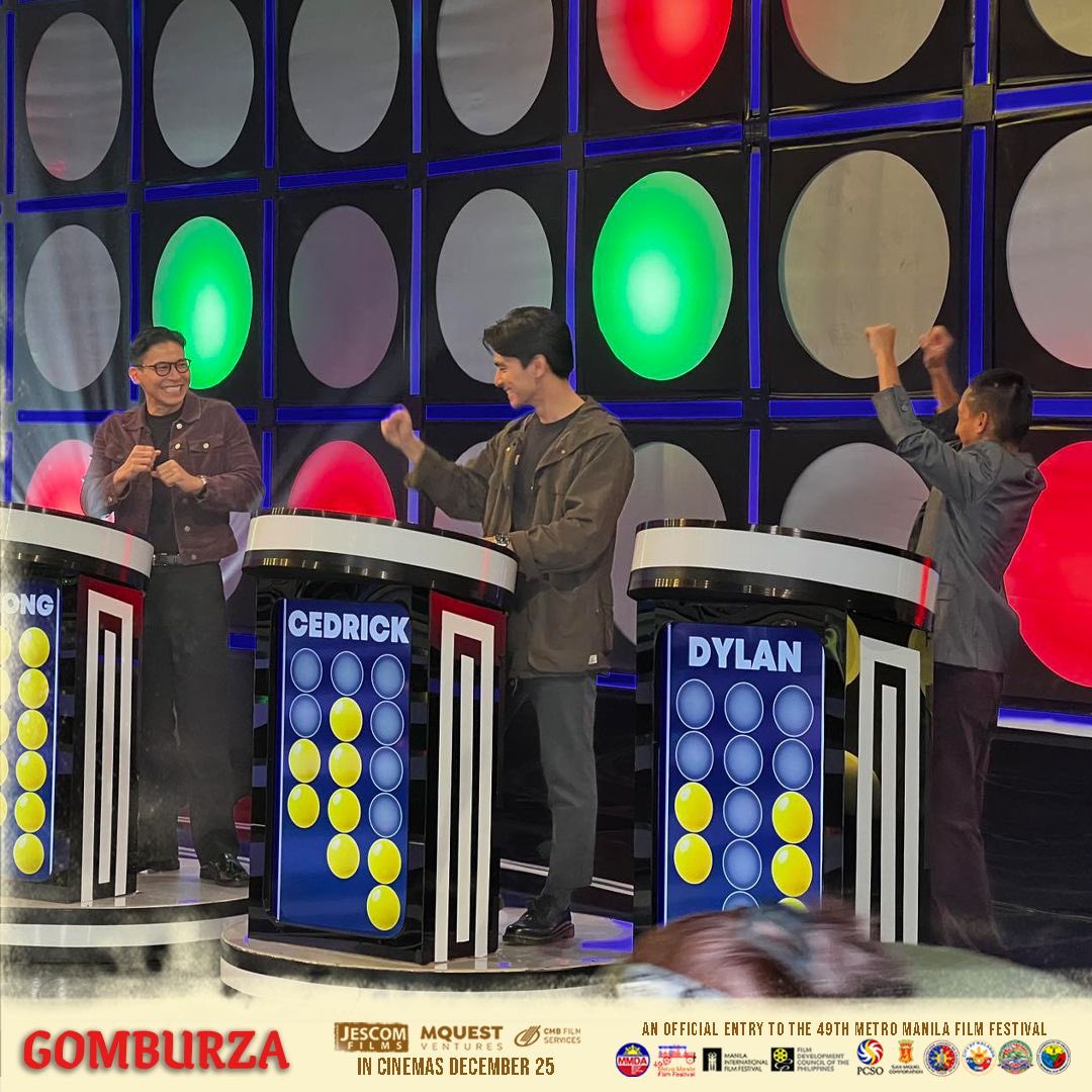 GomBurZaFilm's tweet image. MAY BASBAS NI HENERAL ANG GOMBURZA CAST! 🫡❤️‍🔥

Nakisaya sa #SpinGoTV5 ang ating Padre Burgos - Cedrick Juan, Padre Zamora - Enchong Dee, at Hermano Pule - Dylan Ray Talon!