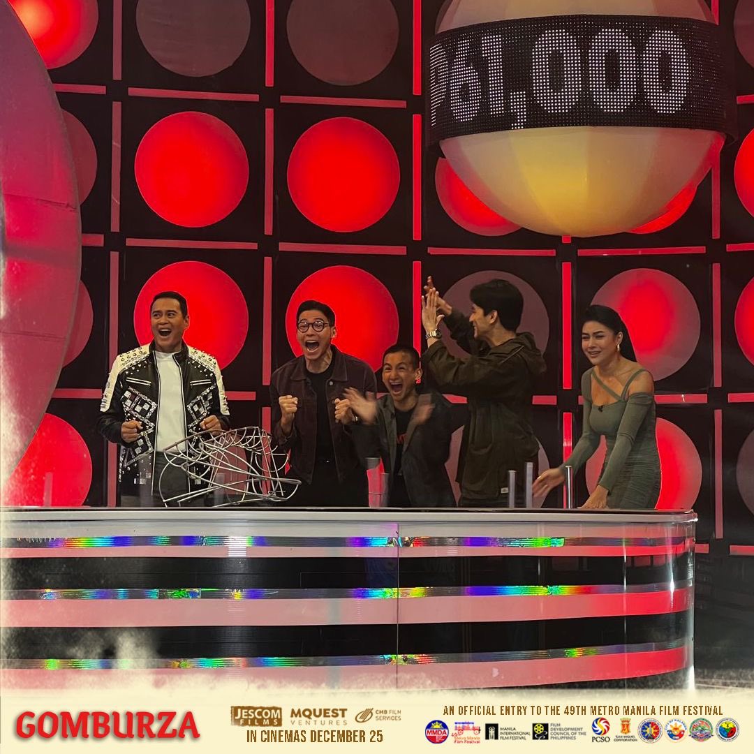 GomBurZaFilm's tweet image. MAY BASBAS NI HENERAL ANG GOMBURZA CAST! 🫡❤️‍🔥

Nakisaya sa #SpinGoTV5 ang ating Padre Burgos - Cedrick Juan, Padre Zamora - Enchong Dee, at Hermano Pule - Dylan Ray Talon!