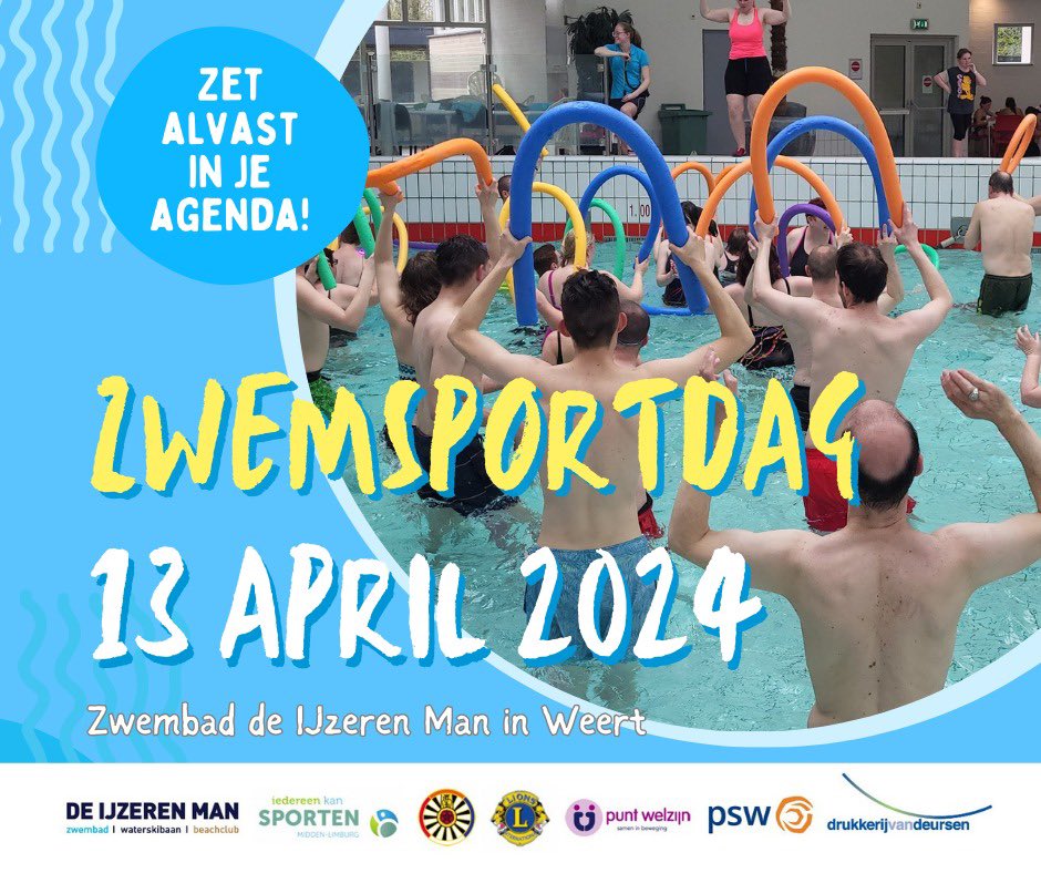 Zet alvast in je agenda!