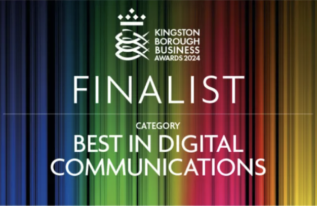 We are so excited to announce that we are finalists in the @KbbAwards 2024 'Best in Digital Communications' category. We are very proud to have been recognised for a Kingston Borough Business Award and look forward to attending the awards evening early next year! #businessawards