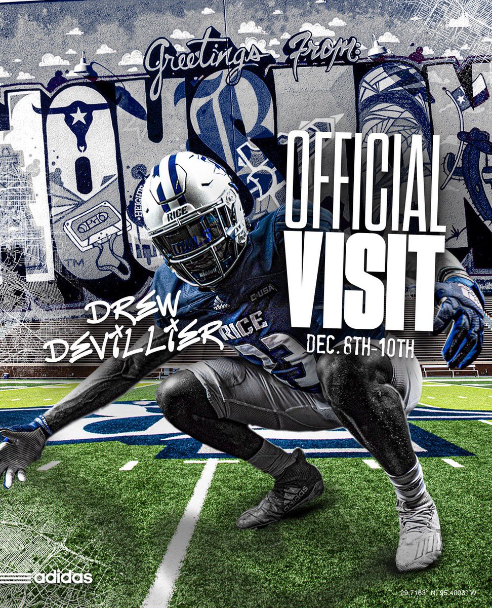 Drew Devillier (@devillierdrew) on Twitter photo Ready for the weekend <a href="/RiceFootball/">Rice Football</a>!! Ready for the weekend <a href="/RiceFootball/">Rice Football</a>!!