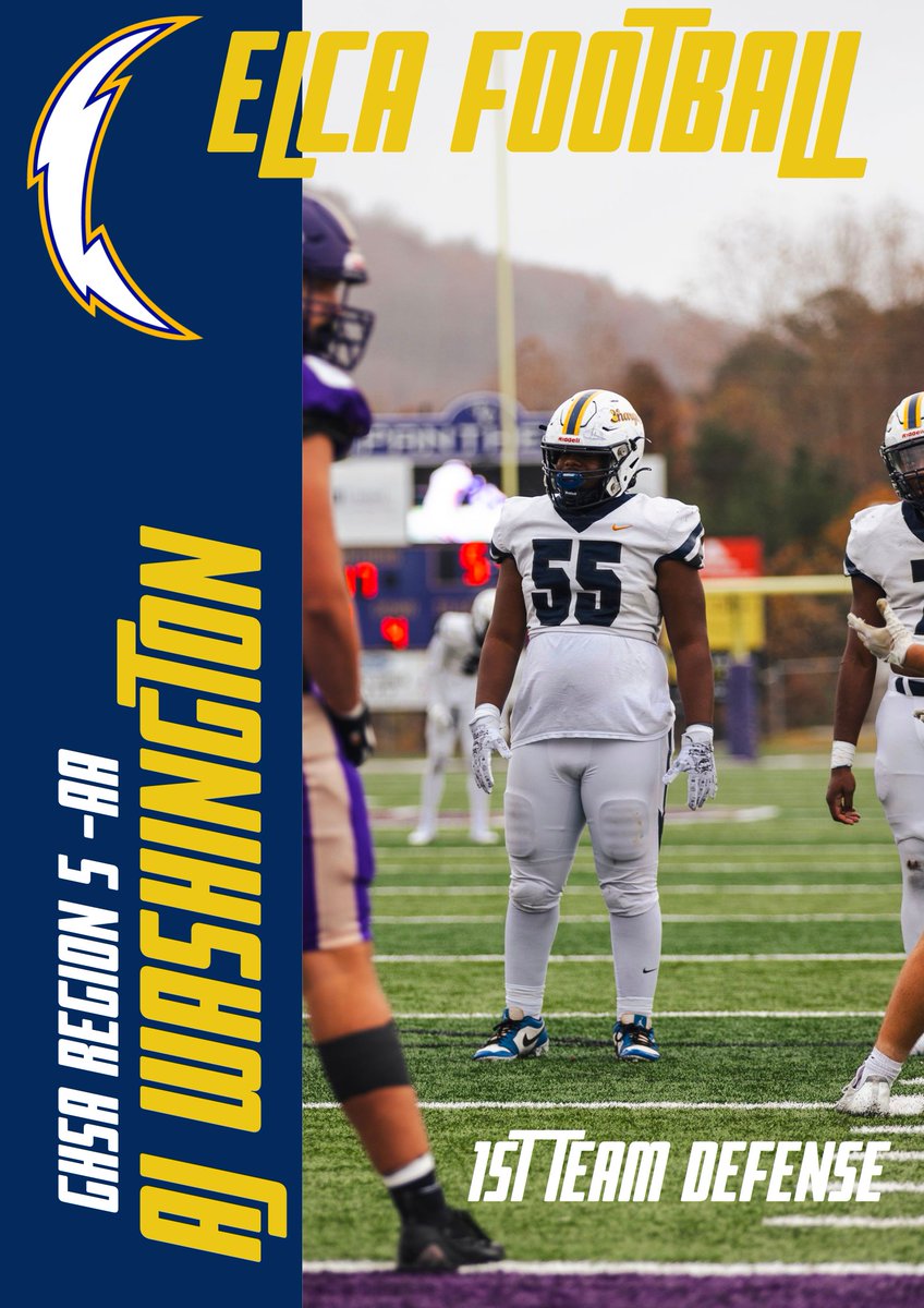 Congrats to Fenix Felton, Caleb Bragg, Carson Schuerman, and AJ Washington for making Region 5-AA 1st Team Defense!