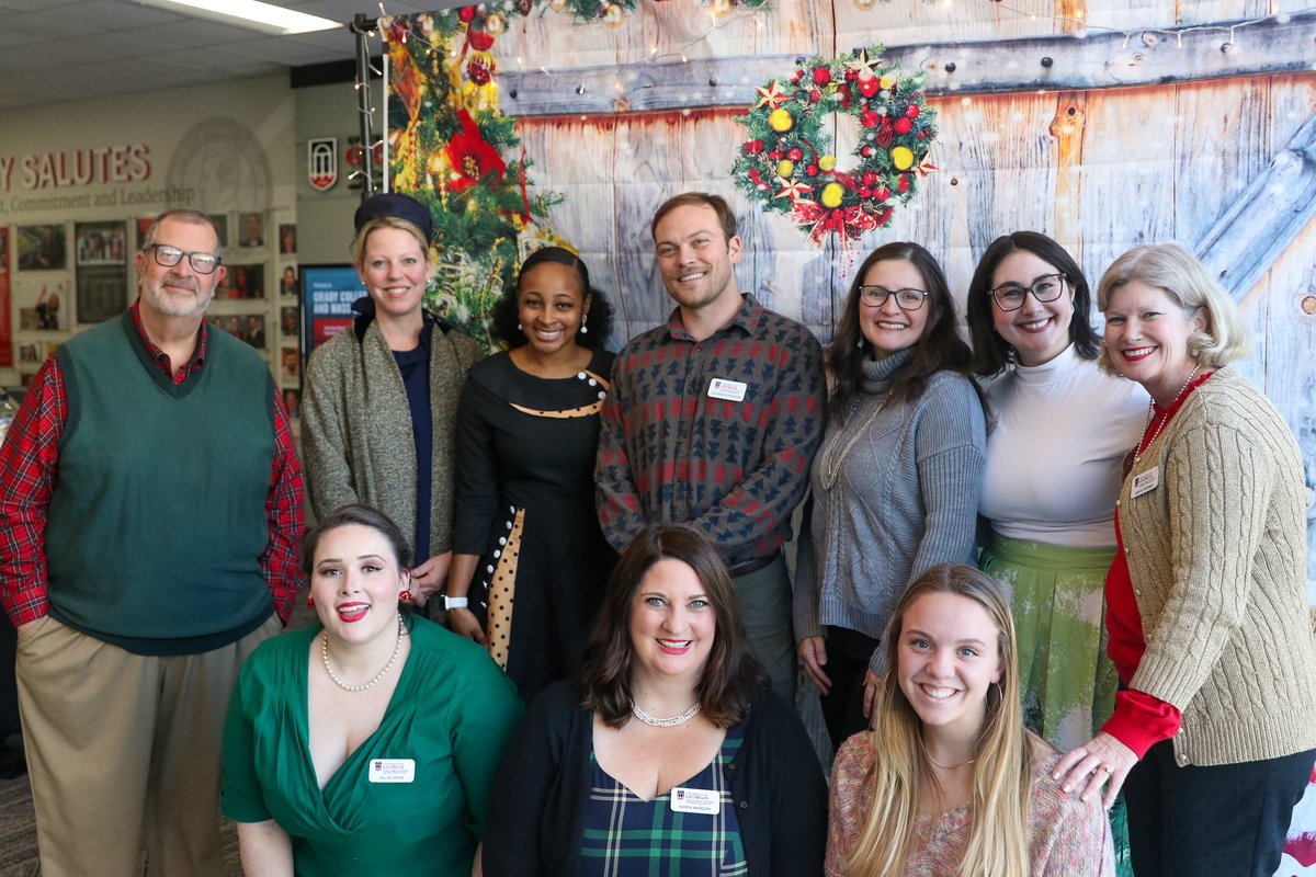 Faculty and staff were festive at our annual holiday party this past Wednesday! Special kudos to Kristen Smith for winning the annual bake-off, and thanks to Hallie Grose for her coordination of the party.