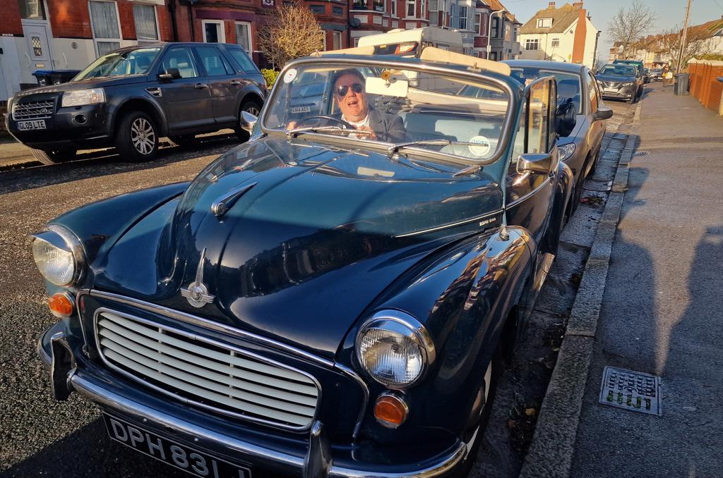 Sunny winter afternoon. Perfect for some cabriolet action! #morrisminor #ClassicCars #LoveMargate #FridayVibes
