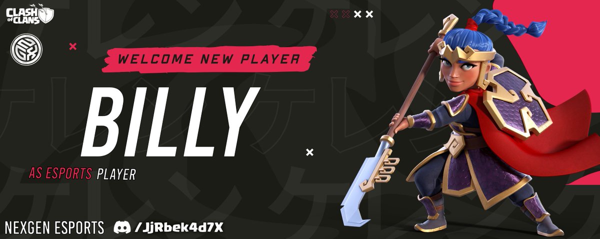 nexgesports's tweet photo. Excited to welcome BillyBobJoe
to our elite Clash of Clans eSports roster!  Get ready for game-changing plays! https://t.co/ce1AmnazoW