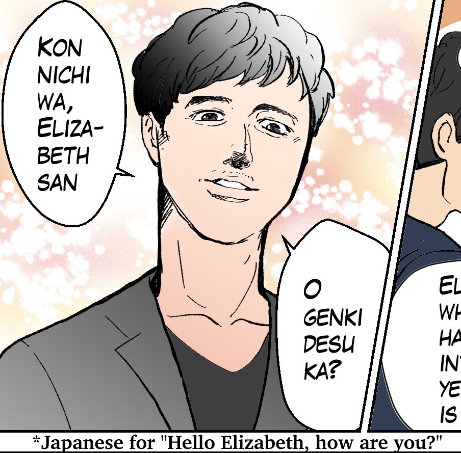今週のお気に入りシーン③

藤井浩くんが日本語で話しかけてくるところ工夫しました!!
日本語ってわかるように、縦の吹き出し&amp;縦書き&amp;フォントを変えてみた!
これって、一から漫画を英語&amp;日本語で作っているからできる工夫かなと思うので、ちょっと芸を感じてもらえたら嬉しいな! 