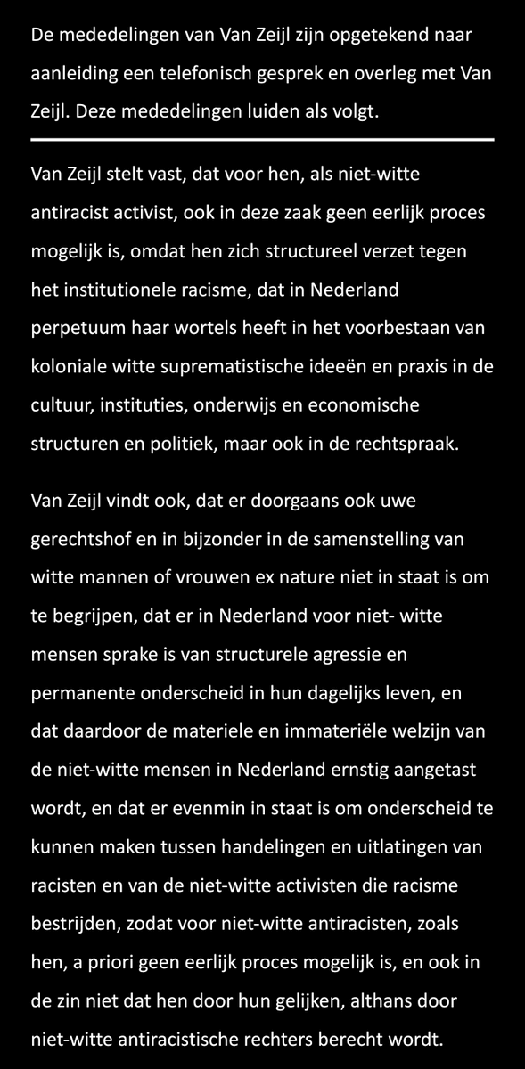 MikevanZeijl's tweet photo. Vandaag diende mijn hoger beroep in de zgn bedreiging van Sinterklaas met de door @geenstijl gemaakte photoshop. Ik heb mijn advocaat de opdracht gegeven om de verdediging te staken en @Het_OM en @RechtspraakNL niet langer te legitimeren. Zie hier de tekst
https://t.co/fKUZ3UOVzV https://t.co/tNgStKFVN4