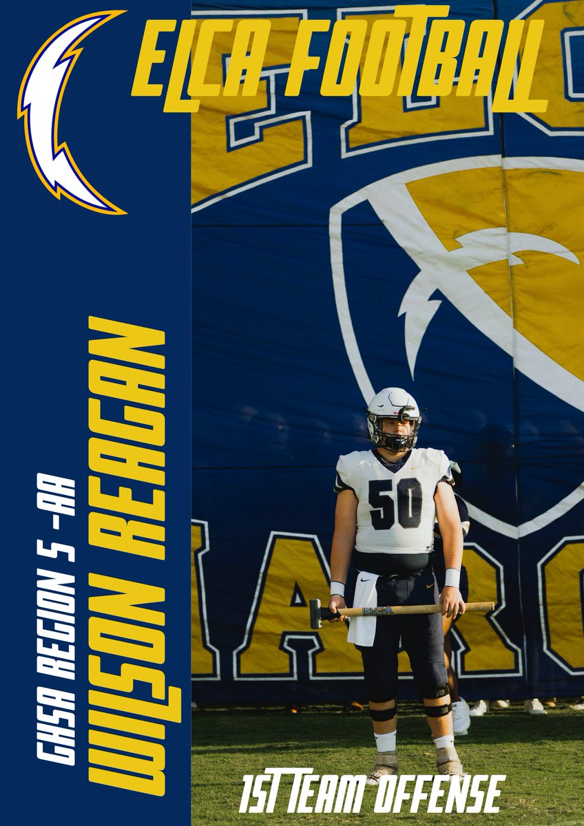 Congrats to Favour Edwin, Wilson Reagan, and Brandon Hood for making Region 5-AA 1st Team Offense!