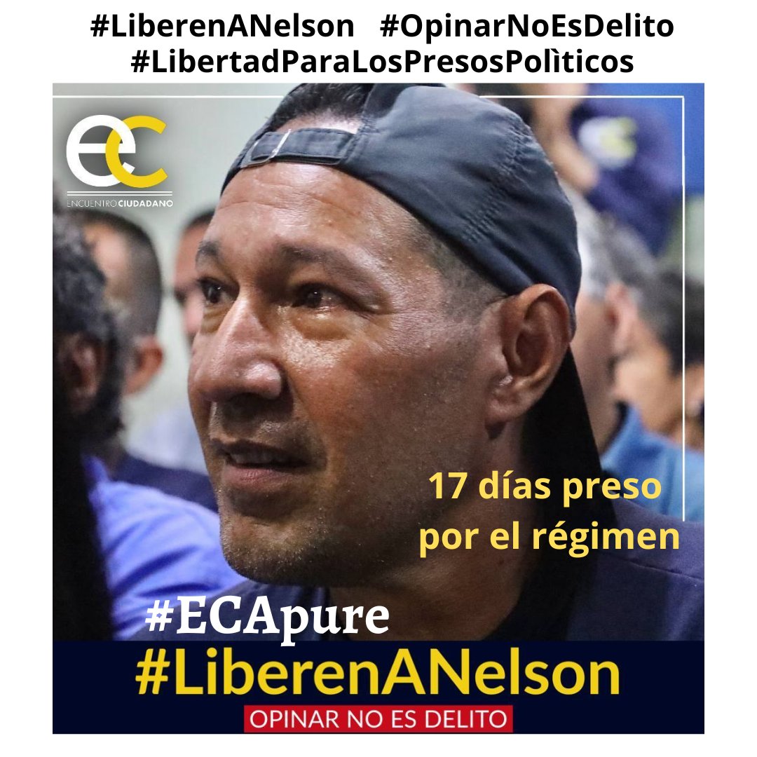 ec_sanfernando's tweet image. #ECApure
#OpinarNoEsDelito
#NoMasPresosPoliticos
#LiberenANelson
@EnCiudadanoVzla
@delsasolorzano
@ec_sanfernando